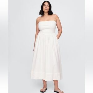 NWT Gap Cotton Gauze Mixed Media Maxi Dress